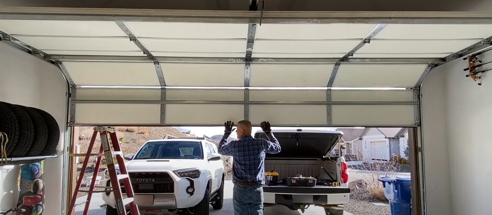 Off-Track Garage Door Realignment